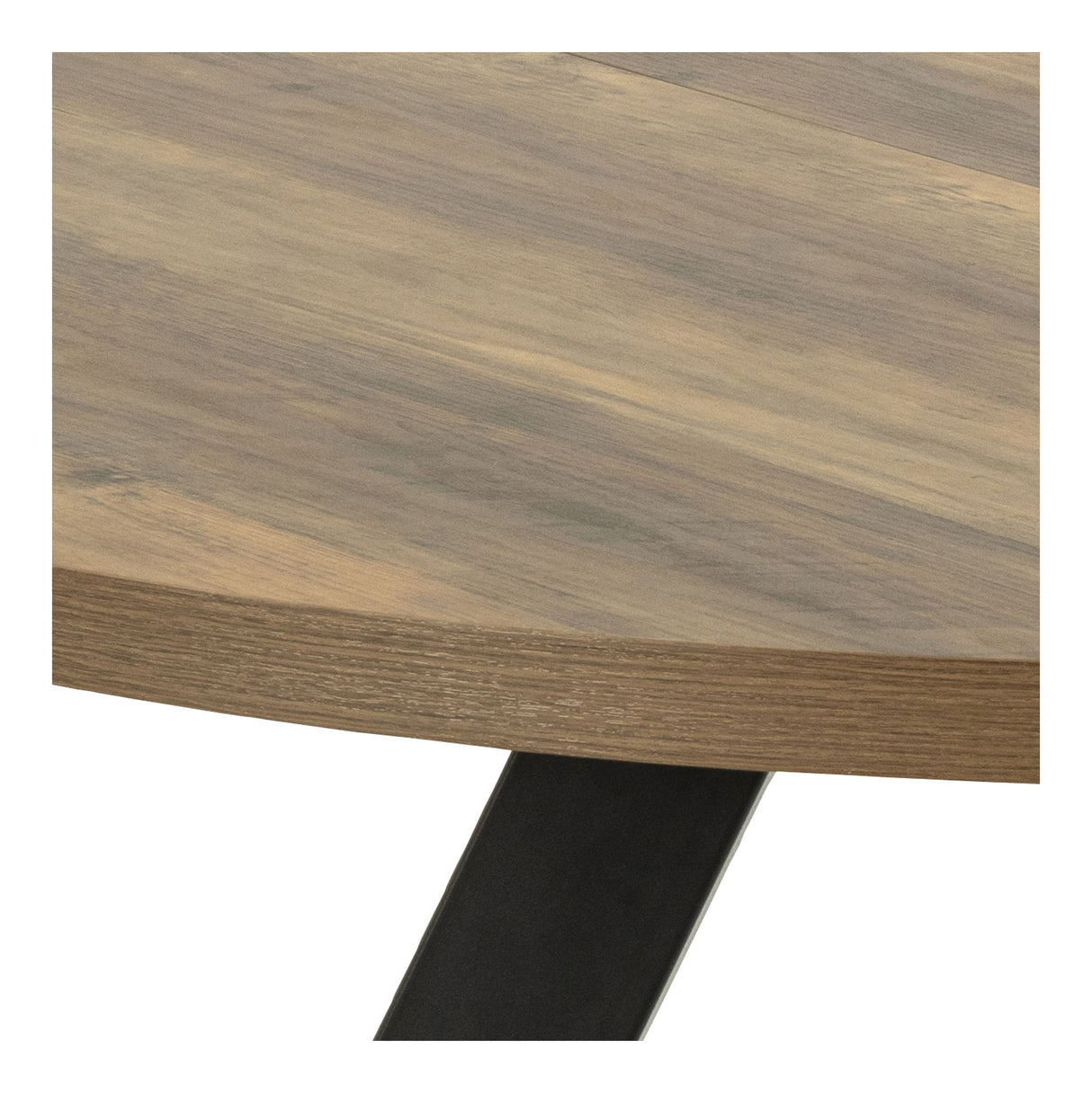 Zalida Spisebord, Naturlig MDF, Ø120/210x75 - Unoliving.com