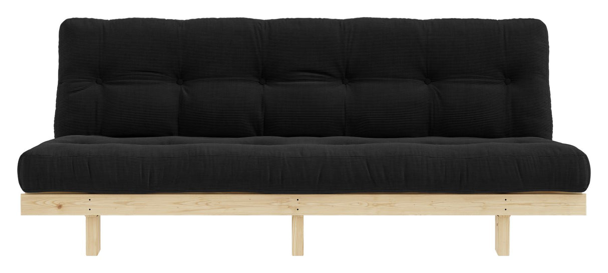 Lean Sovesofa, Fyrretræ, Dark Grey Fløjl - Unoliving.com