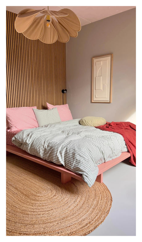 Japan Sengeramme 140 x 200, pink - Unoliving.com