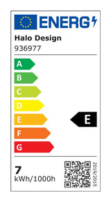 Halo Design COLORS Twist Lyskilde 5W Ø9,5, Opal - Unoliving.com