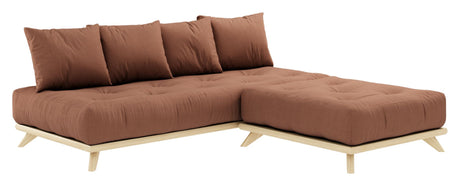 Senza Daybed, Fyrretræ/Ler brun - Unoliving.com