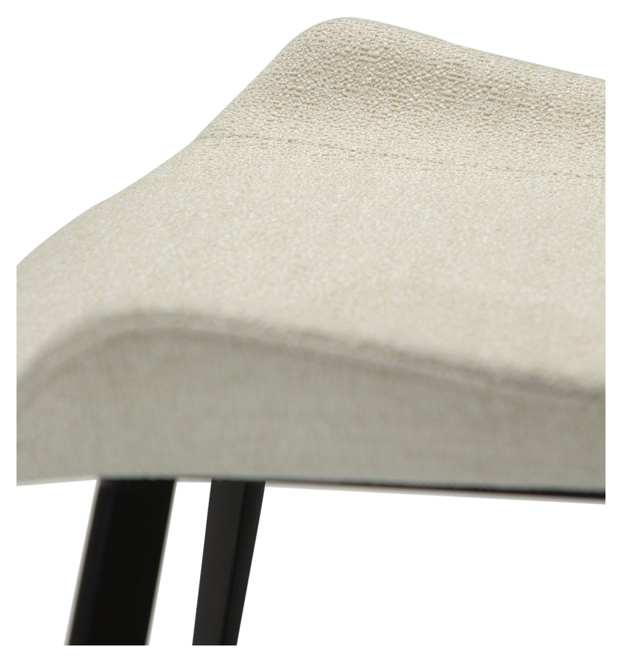 Hype Spisebordsstol, simply beige bouclé stof - Unoliving.com