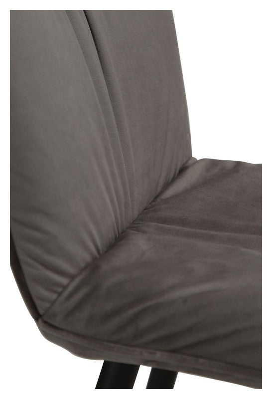 Join barstol, Alu-Grå Velour, SH: 67cm - Unoliving.com