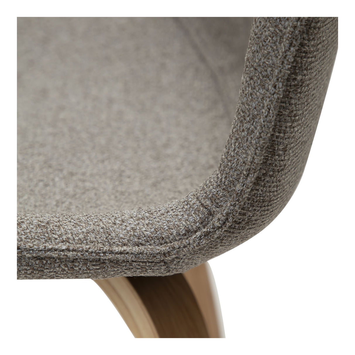 Glee Spisebordsstol, pebble earth bouclé stof/eg