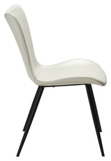 MEDUSA Spisebordsstol, Hvid/Beige - Unoliving.com