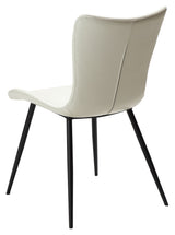 MEDUSA Spisebordsstol, Hvid/Beige - Unoliving.com