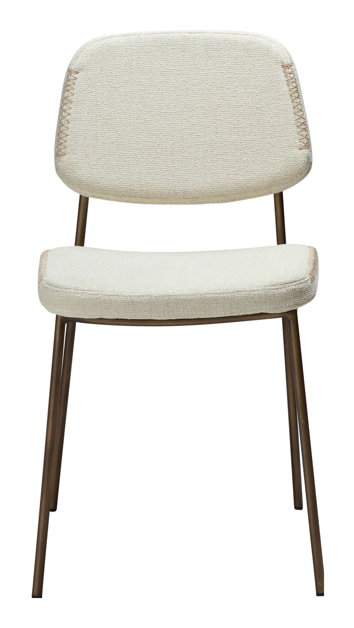 MENTA Spisebordsstol, Hvid/beige Stof - Unoliving.com