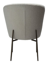 ORBIT Spisebordsstol, Hvid/beige Stof - Unoliving.com