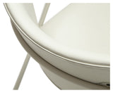 ZED Loungestol, Hvid/Beige - Unoliving.com