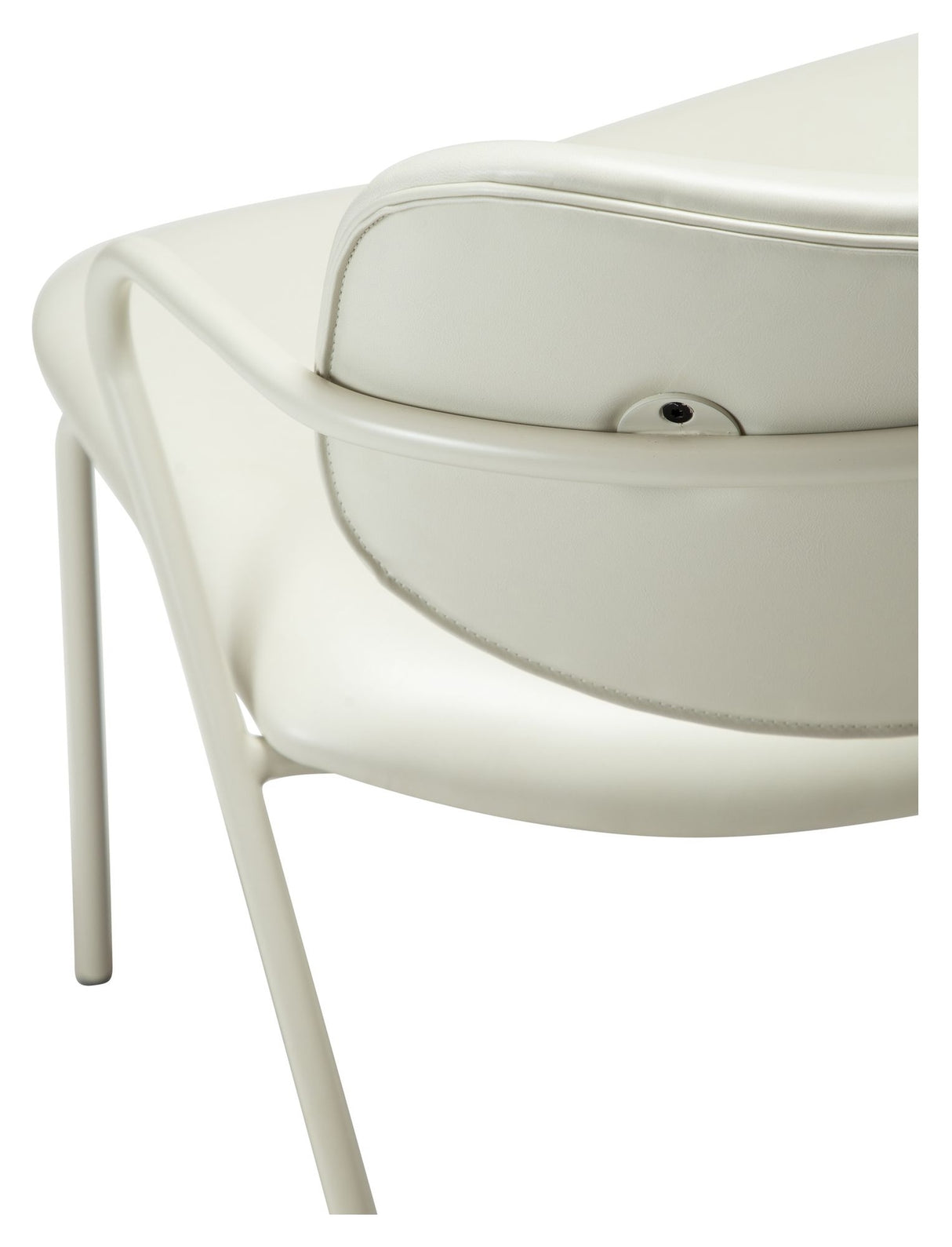 ZED Loungestol, Hvid/Beige - Unoliving.com