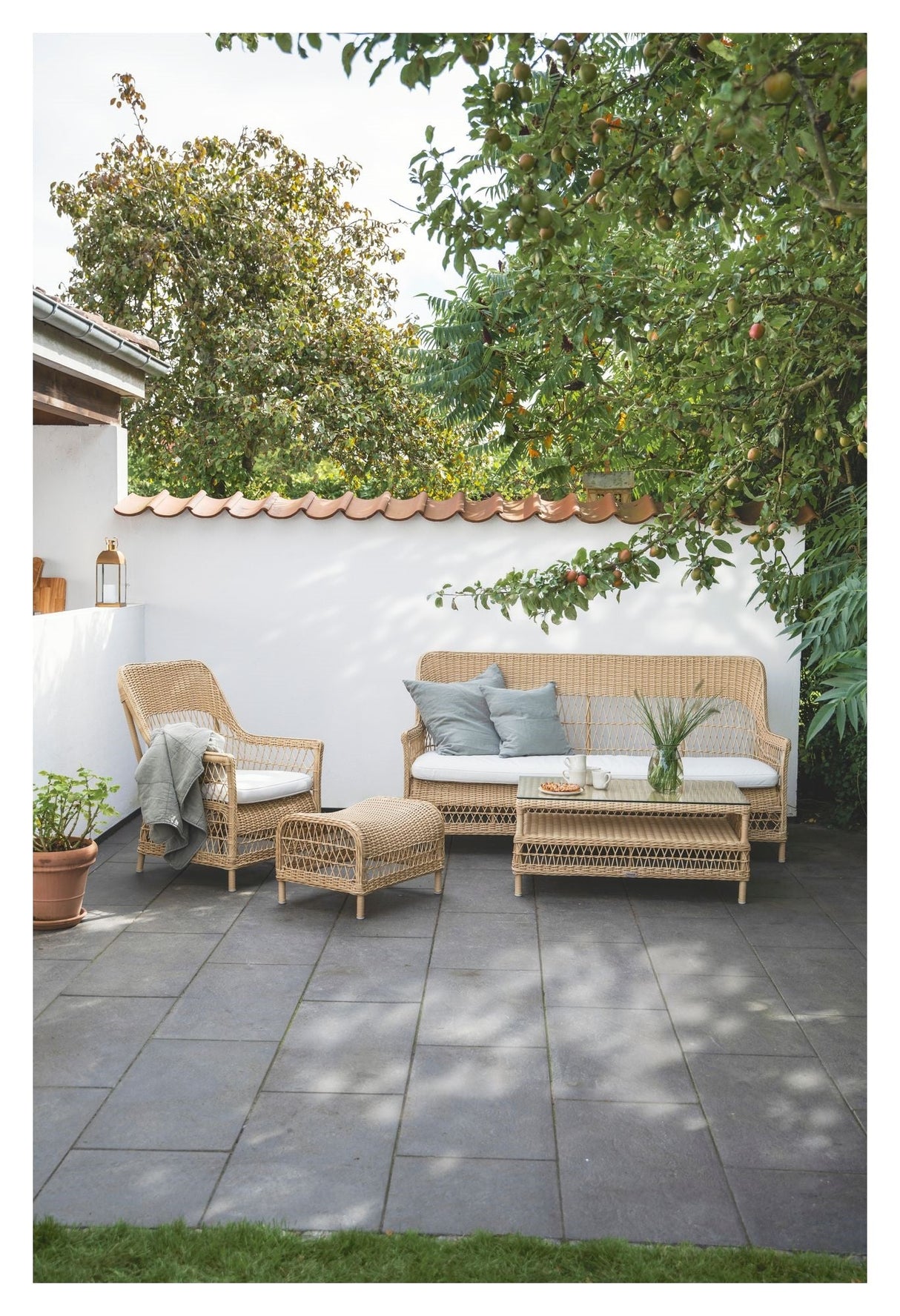 Dawn Exterior 3 - pers. Kurvesofa, Natur - UNOLIVING.COM