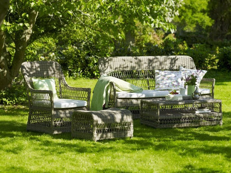 Dawn Exterior Kurvesofa, Antique grey - UNOLIVING.COM