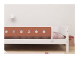 Daybed m. sengehest 90x200, Hvid og rosa - UNOLIVING.COM