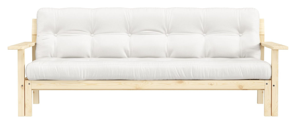 Unwind Sovesofa 190x100, Offwhite/Fyrretræ - Unoliving.com