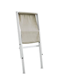 Boogie Loungestol, Linen/Hvid - Unoliving.com