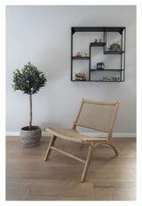 Derby Loungestol, Teak og polyrattan - Unoliving.com