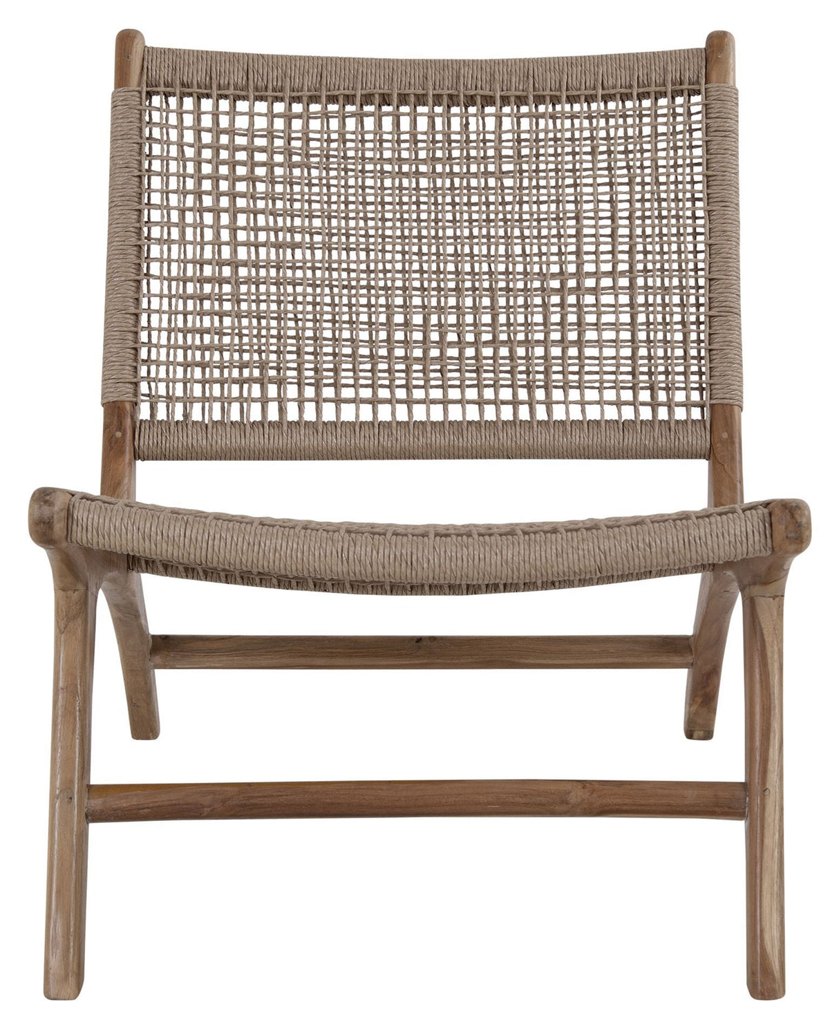 Derby Loungestol, Teak og polyrattan - Unoliving.com