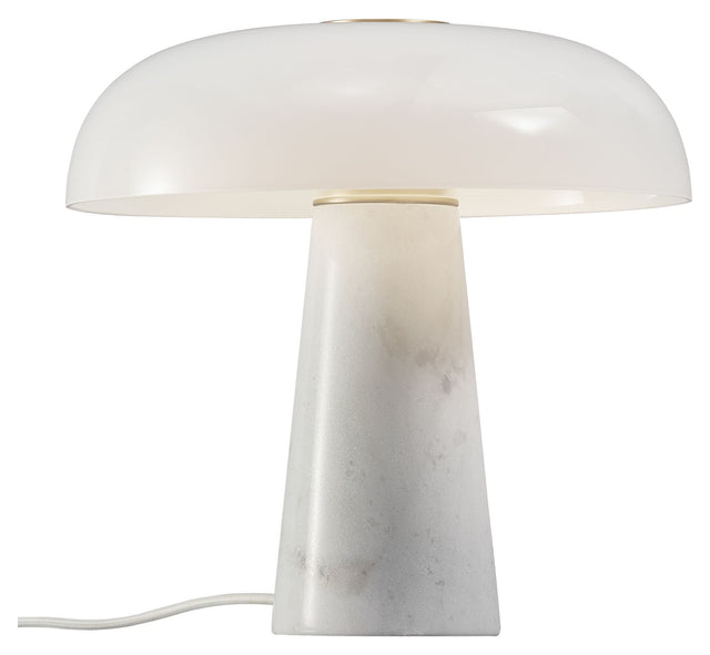 dftp Glossy Bordlampe, Hvid - UNOLIVING.COM