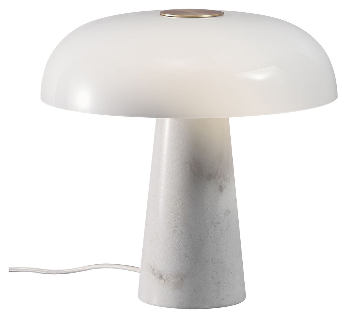 dftp Glossy Bordlampe, Hvid - UNOLIVING.COM