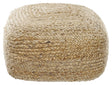 Dip Puf, Jute - UNOLIVING.COM