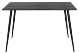 Dipp Spisebord, Sort finér, 180x90 - UNOLIVING.COM