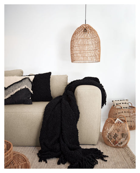 Domitila Lampeskærm, Ø44, Rattan - UNOLIVING.COM