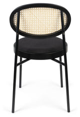 Don´t Stop The Webbing Spisebordsstol, Sort, Rattan - UNOLIVING.COM