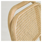 Doriane Spisebordsstol, Massiv eg/Beige - UNOLIVING.COM