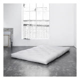 Double Latex Futon madras m. latex kerne, 140x200, natur - UNOLIVING.COM