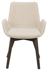 Drimsdale Spisebordsstol - Beige/Brun - UNOLIVING.COM