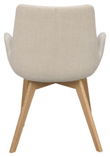 Drimsdale Spisebordsstol - Beige/Eg - UNOLIVING.COM