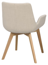 Drimsdale Spisebordsstol - Beige/Eg - UNOLIVING.COM