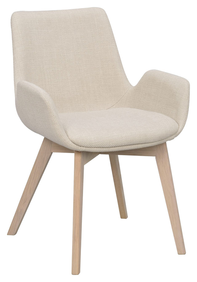 Drimsdale Spisebordsstol - Beige/Hvidpigmenteret - UNOLIVING.COM