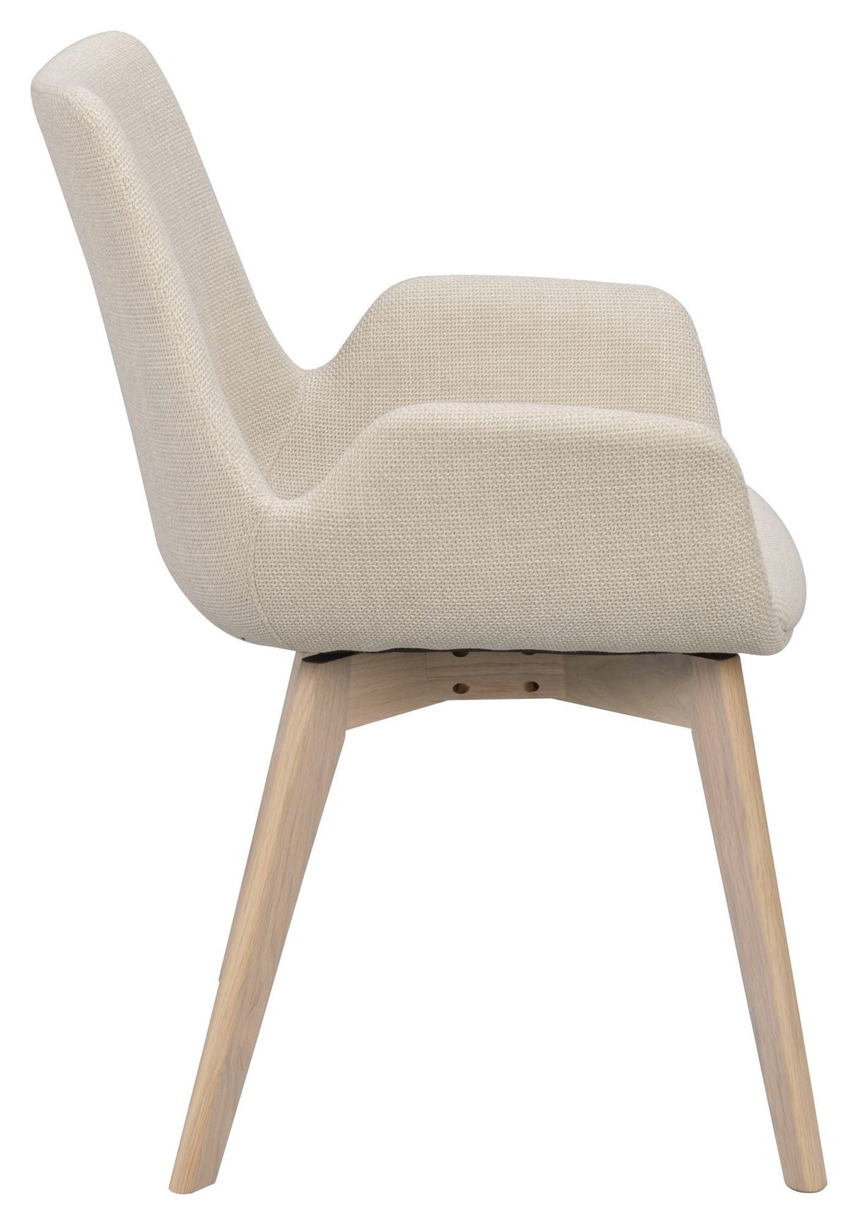 Drimsdale Spisebordsstol - Beige/Hvidpigmenteret - UNOLIVING.COM