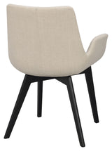 Drimsdale Spisebordsstol - Beige/Sort - UNOLIVING.COM