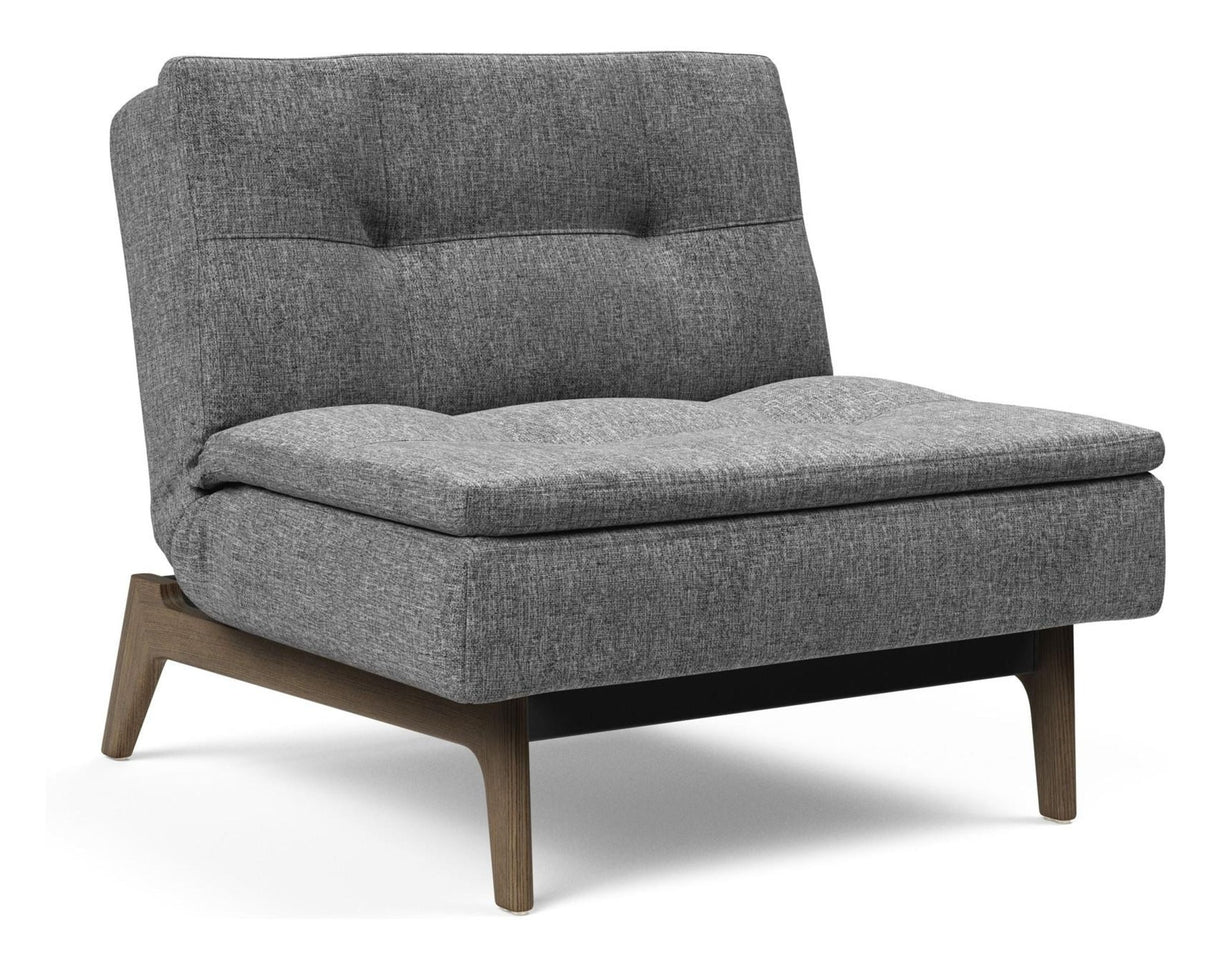 Dublexo Eik Loungestol, Røget eg, Twist Charcoal - UNOLIVING.COM