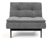 Dublexo Eik Loungestol, Røget eg, Twist Charcoal - UNOLIVING.COM