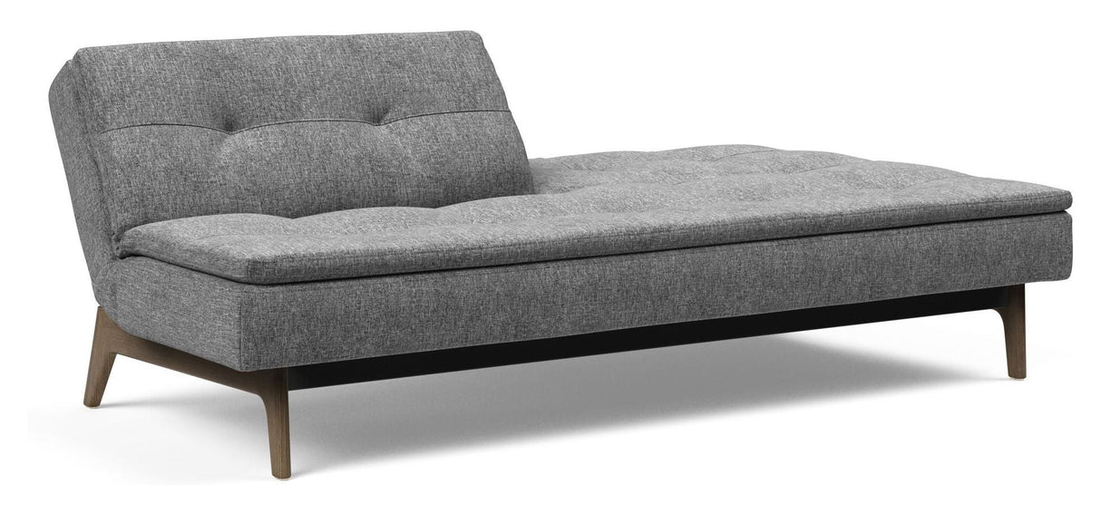 Dublexo Eik Sovesofa, Røget eg, Natur, Twist Charcoal - UNOLIVING.COM