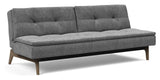 Dublexo Eik Sovesofa, Røget eg, Natur, Twist Charcoal - UNOLIVING.COM