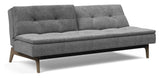 Dublexo Eik Sovesofa, Røget eg, Natur, Twist Charcoal - UNOLIVING.COM