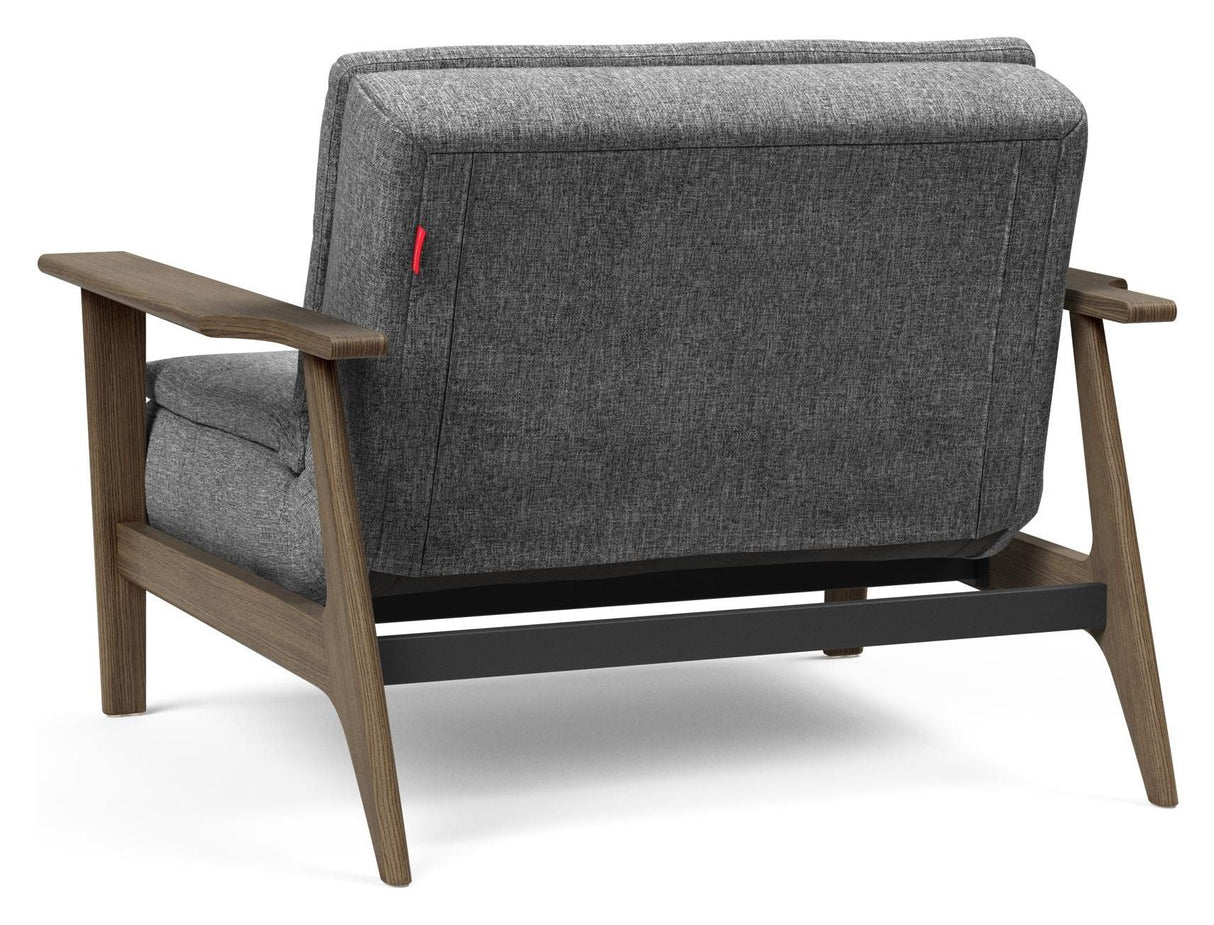 Dublexo Frej Loungestol, Røget eg, Natur, Twist Charcoal - UNOLIVING.COM