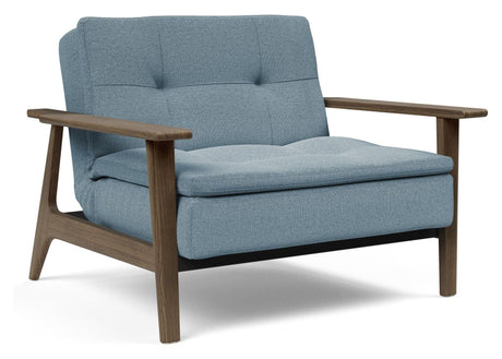 Dublexo Frej Loungestol, Røget eg, Soft/Indigo - UNOLIVING.COM