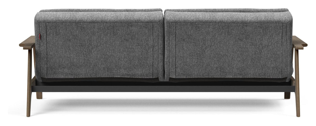 Dublexo Frej Sovesofa, Røget eg, Natur, Twist Charcoal - UNOLIVING.COM