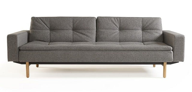 Dublexo Stem Sovesofa m. armlæn, Twist/Charcoal - UNOLIVING.COM