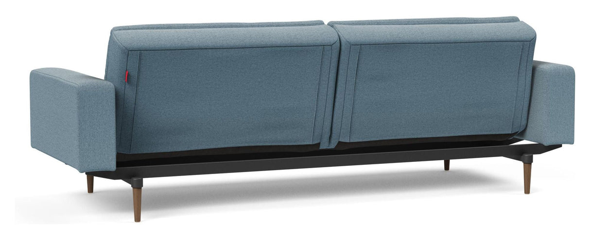 Dublexo Styletto Sovesofa m. armlæn, Soft/Indigo - UNOLIVING.COM