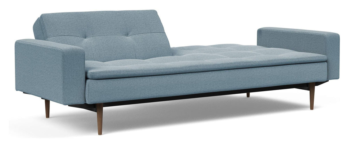 Dublexo Styletto Sovesofa m. armlæn, Soft/Indigo - UNOLIVING.COM