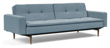 Dublexo Styletto Sovesofa m. armlæn, Soft/Indigo - UNOLIVING.COM