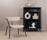 Duffy Loungestol, Beige Velour - UNOLIVING.COM