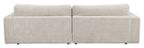 Duncan Sofa 3 - pers., Lysegråt stof - UNOLIVING.COM