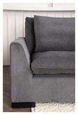 Durham 3 - pers sofa - Mørkegrå - UNOLIVING.COM